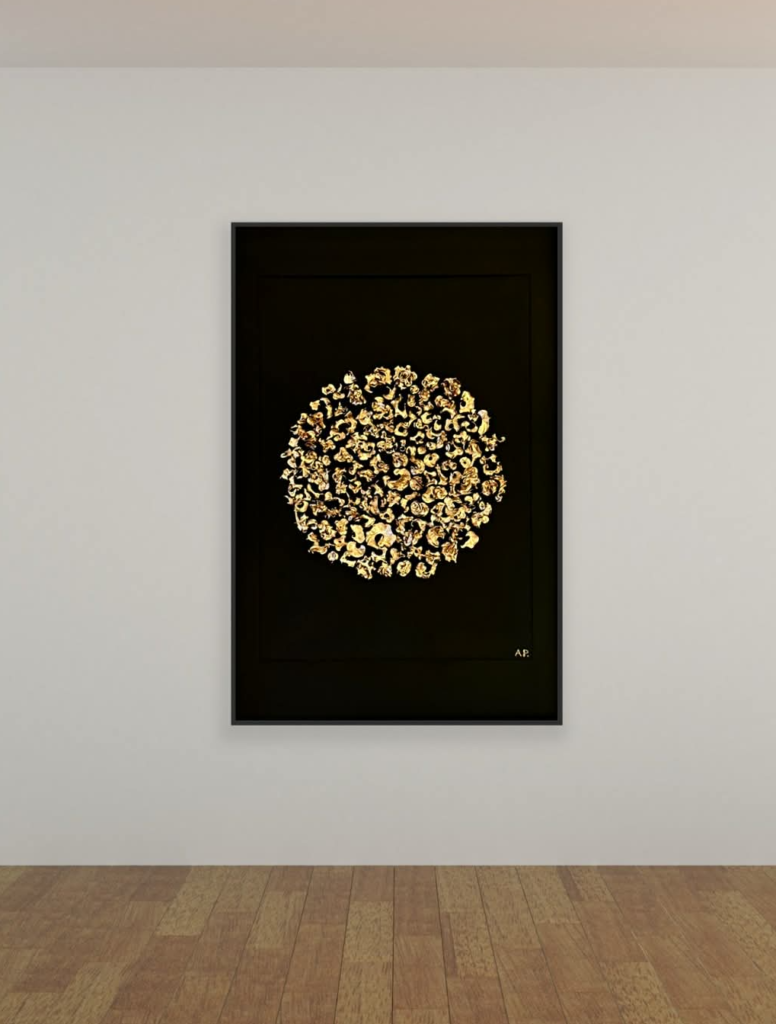 Black and golden art